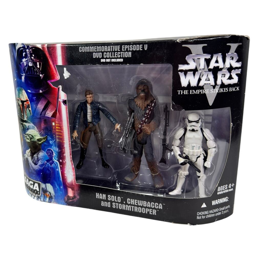 Star‎ Wars Episode V Commemorative DVD Collection Han Chewie Stormtrooper Hasbro